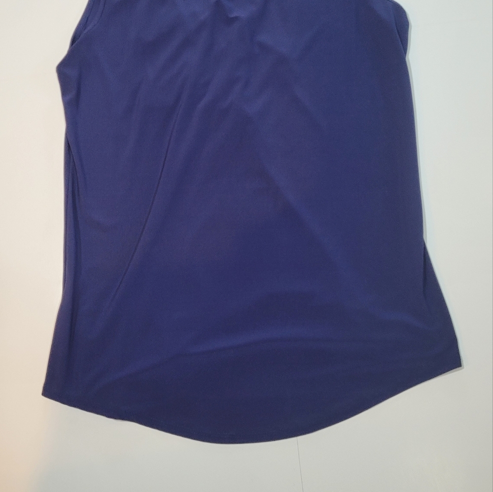 Blue Ruffle Tank ECLA - Picture 2 of 5